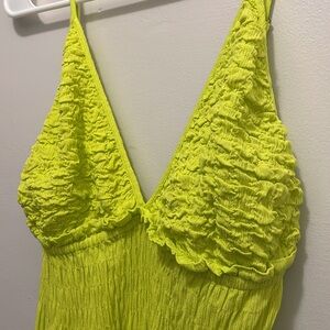 NEW Salty Lemon sheer maxi dress, medium